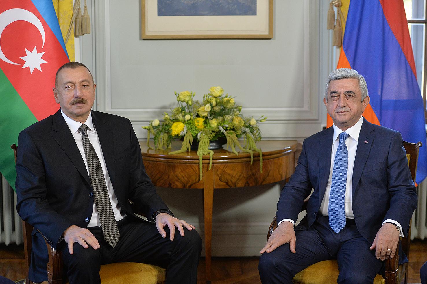 Մեկնարկել են Հայաստանի և Ադրբեջանի նախագահների բանակցությունները