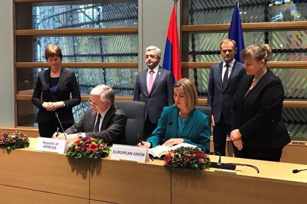Армения и Евросоюз подписали новое соглашение о Всебъемлющем и расширенном партнерстве