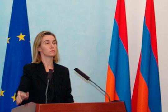 Евросоюз-крупнейший спонсор гражданского общества Армении: Могерини