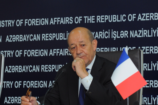 Глава МИД Франции в Баку: статус-кво в карабахском конфликте 
