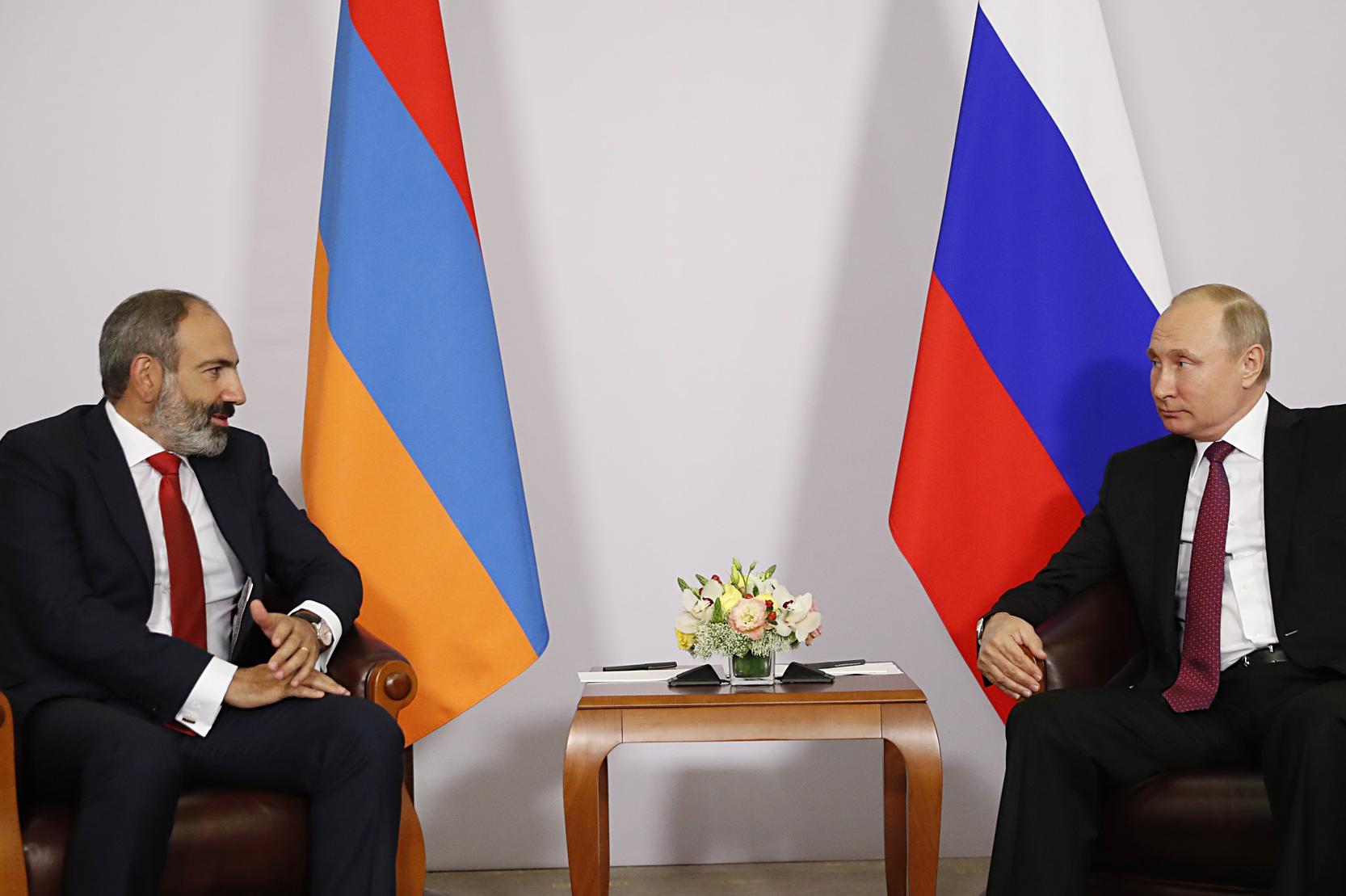 Путин: Россия считает Армению ближайшим партнером