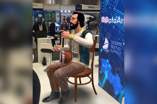 В Катаре виртуальный Саят-Нова сыграл на каманче армянскую песню 