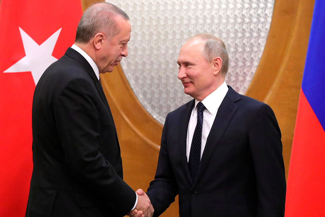 Кремль назвал темы встречи Путина и Эрдогана в Сочи