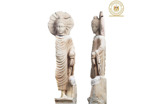 В древнеегипетском морском порту Береника на Красном море была обнаружена статуя Будды