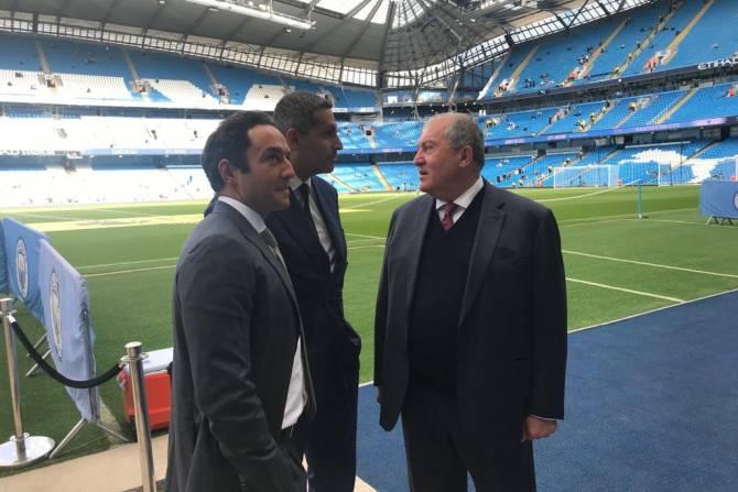 Армен Саркисян встретился с президентом “Манчестер Сити”