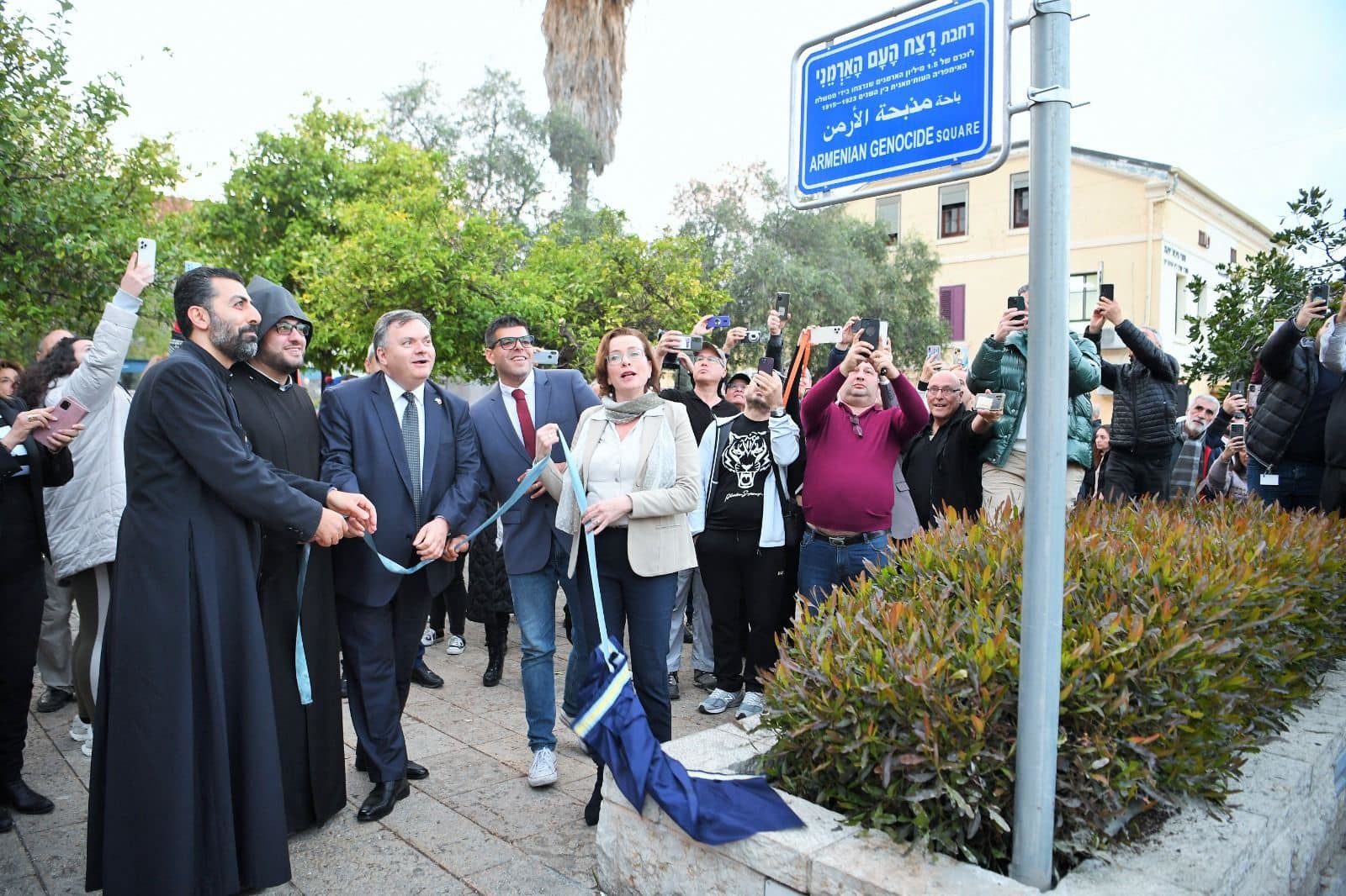 В израильском городе Хайфа открылась Площадь памяти жертв Геноцида армян