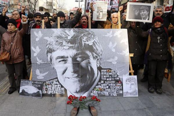 В разных городах мира чтут память Гранта Динка, убитого 12 лет назад