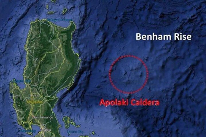 В Филиппинском море обнаружили гигантский супервулкан: диаметр его кальдеры составляет 150 километров