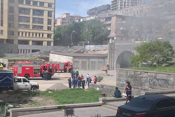 Пожару в ереванском тоннеле к Детской железной дороге предшествовали перебои в сети