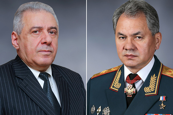 Арутюнян и Шойгу обсудили ситуацию в Карабахе и масштабные реформы в армянской армии