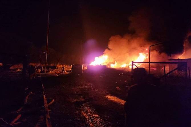 Следственный комитет РА опубликовал число жертв взрыва на складе горючего в Нагорном Карабахе