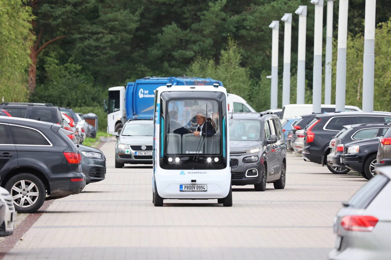 В Эстонии уже можно прокатиться на беспилотном автобусе, который работает на водороде