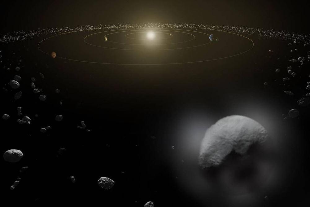 Вероятность падения на Землю огромного астероида ставляет один шанс из семи тысяч