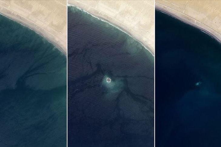 Остров в Аравийском море исчез так же внезапно, как и появился 