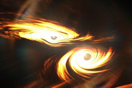 Энергия восьми солнц: гравитационные волны от столкновения двух черных дыр достигли Земли 7 млрд лет спустя