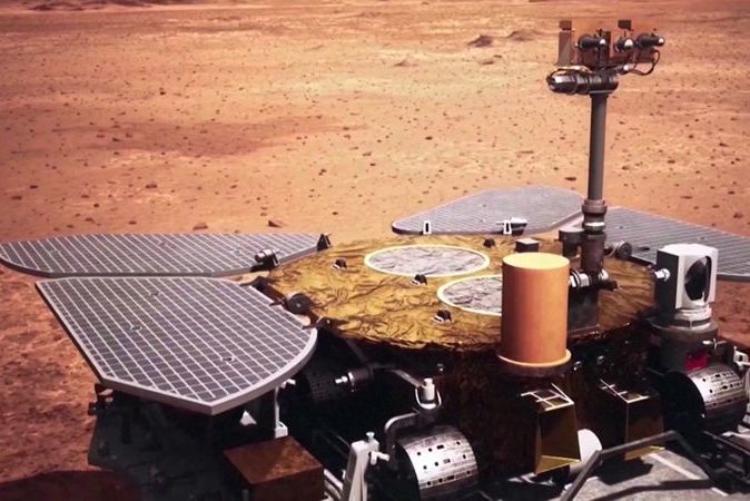 Звук распространяется совсем не так, как на Земле: опубликованы видео с китайским марсоходом на поверхности Красной планеты