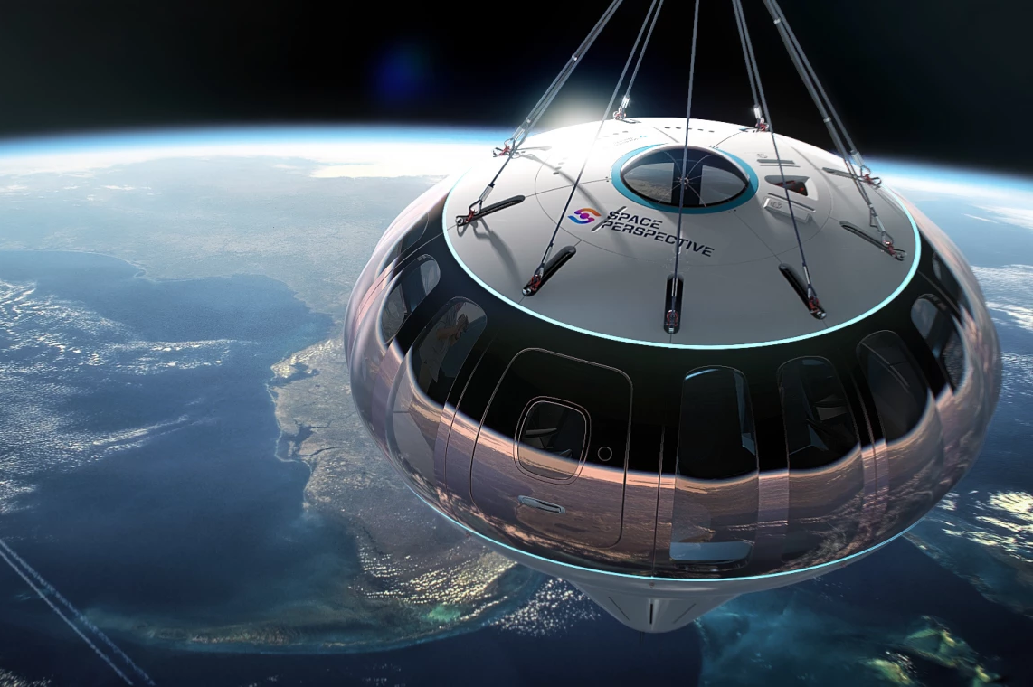 Дорогое удовольствие: Space Perspective объявила о старте продаж билетов на огромный воздушный шар, летящий в стратосферу