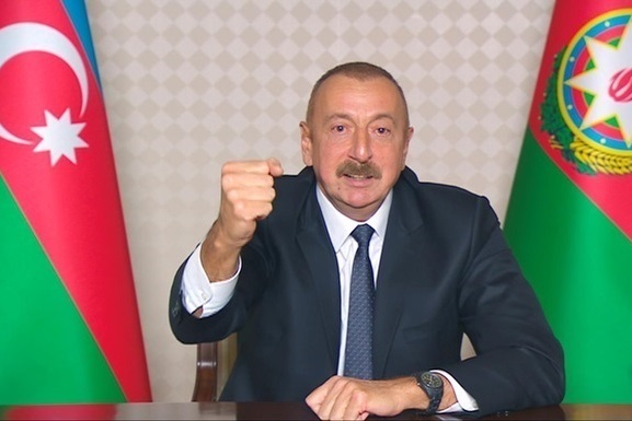 Алиев заявил, что потребует от Армении компенсацию ущерба в Карабахе