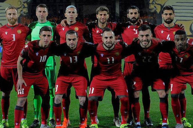Сборная Армении в рейтинге ФИФА поднялась сразу на 9 позиций 