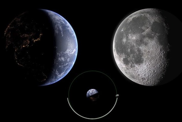 Удивительная анимация: как выглядит Земля с поверхности Луны