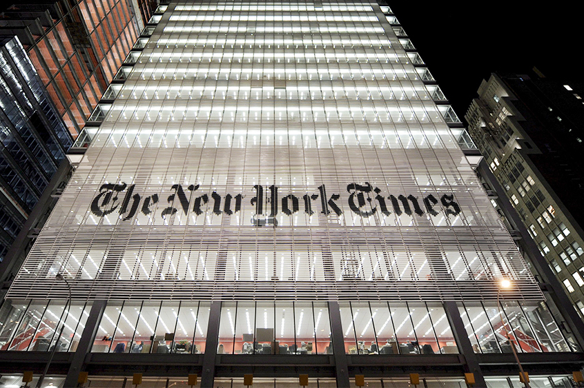 Газета New York Times получила Пулитцеровскую премию 2020 года