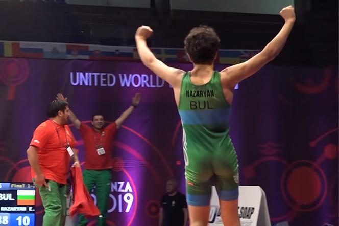 Чемпионат Европы по спортивной борьбе: Эдмонд Назарян победил азербайджанца и поборется за золото