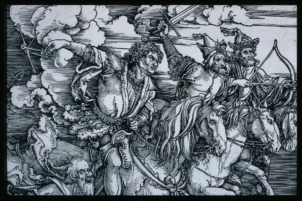 История одного шедевра: апокалиптическая гравюра Дюрера «Четыре всадника» - среди хаоса и ужаса конца света все же есть проблеск надежды
