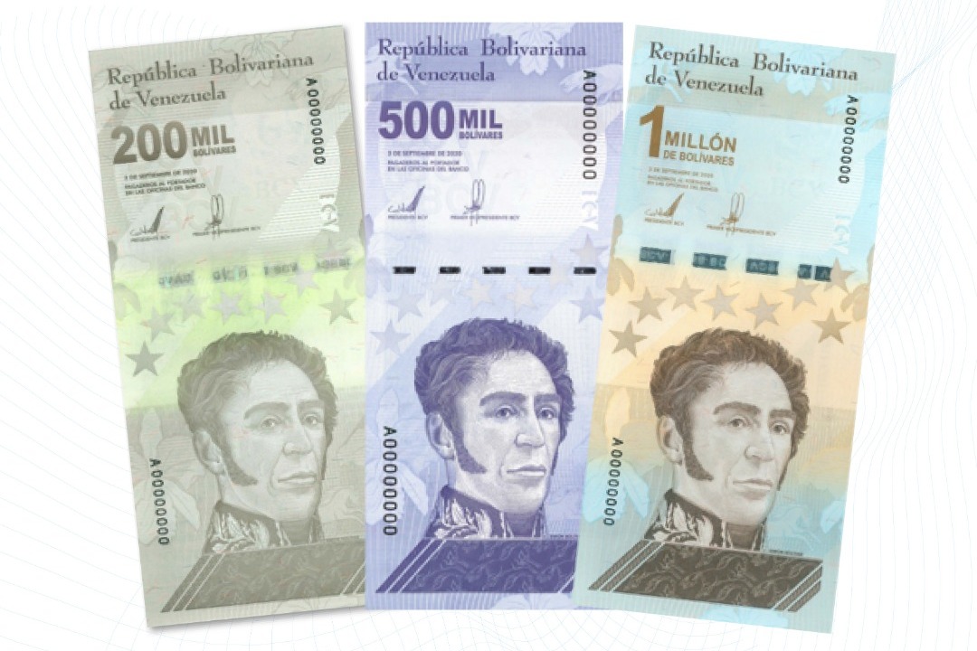 Гиперинфляция: ЦБ Венесуэлы выпустил банкноту в миллион боливаров, но согласно официальному курсу она стоит всего полдоллара  