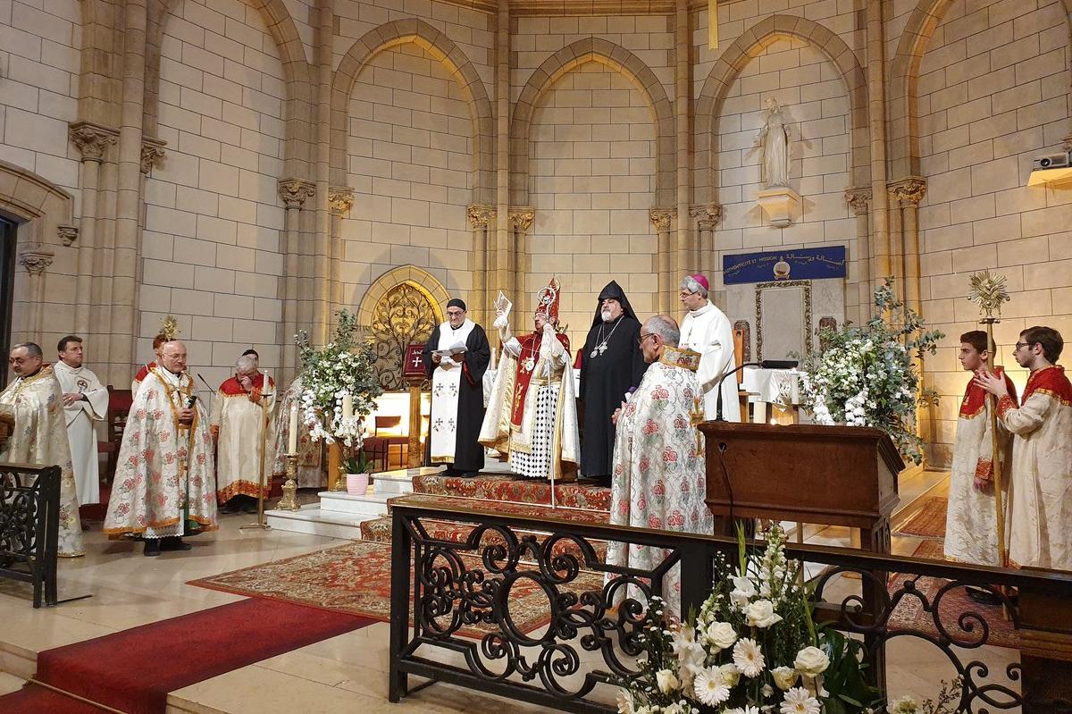 В маронитском соборе Парижа прошла служба в память жертв Геноцида армян