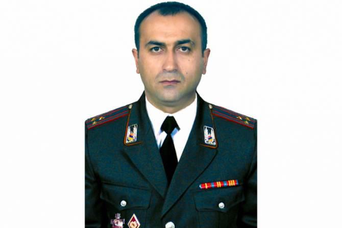 Армен Гаспарян назначен начальником полиции Еревана