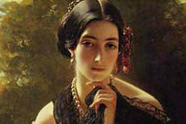 Черноокая красавица-армянка, воплотившая в себе идеал прекрасной восточной женщины: Анна Абамелек