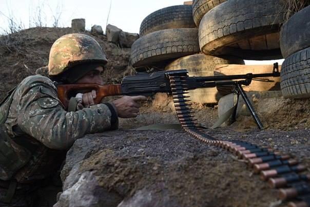Азербайджанские ВС препдриняли попытку нападения на одну из боевых позиций Армии обороны