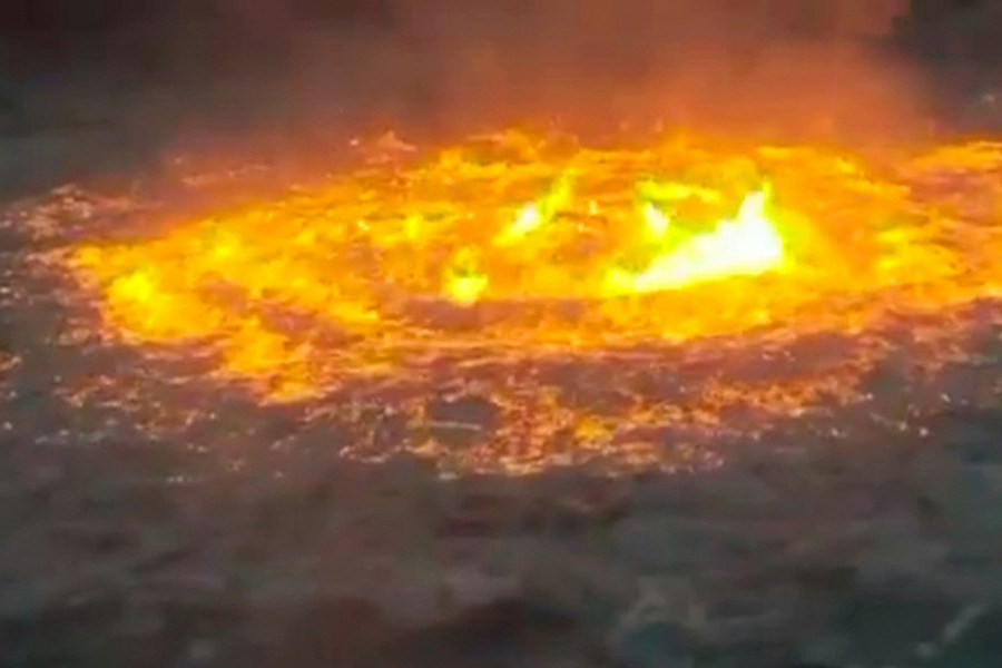 Пожар под водой: в Мексиканском заливе загорелся подводный трубопровод