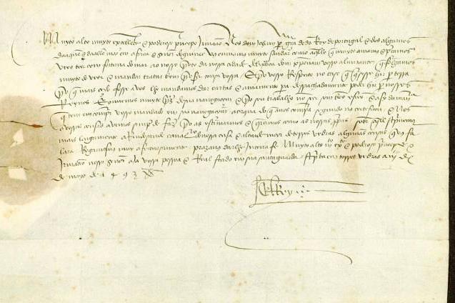 Удивительный документ: в испанском историческом архиве дворянства нашли письмо о возвращении Колумба из Америки