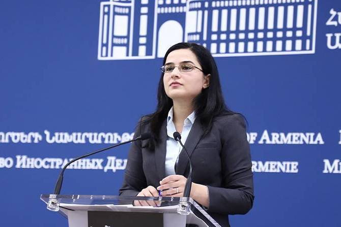 Армения осуждает одностороннее и предвзятое  заявление официального представителя Европейской службы внешних связей: Анна Нагдалян