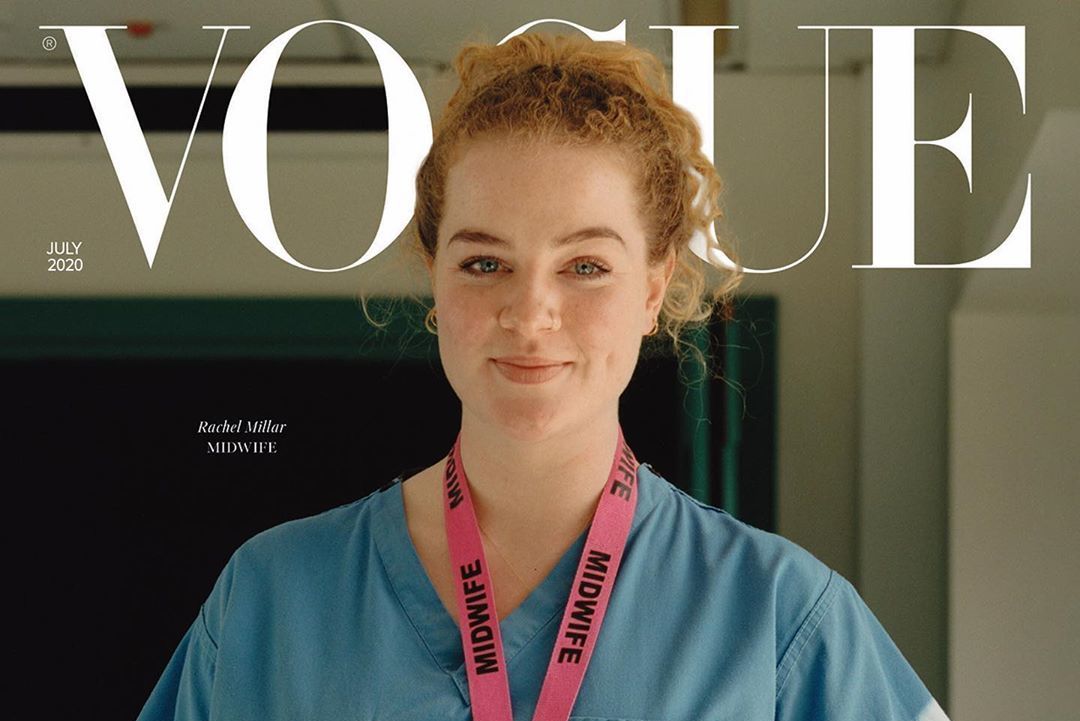 Продавщица, акушерка и машинистка: на обложке журнала Vogue оказались женщины, которым пришлось работать во время пандемии