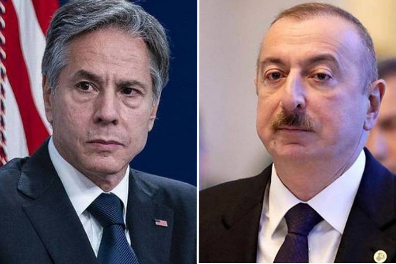 Блинкен призвал Алиева придерживаться режима прекращения огня
