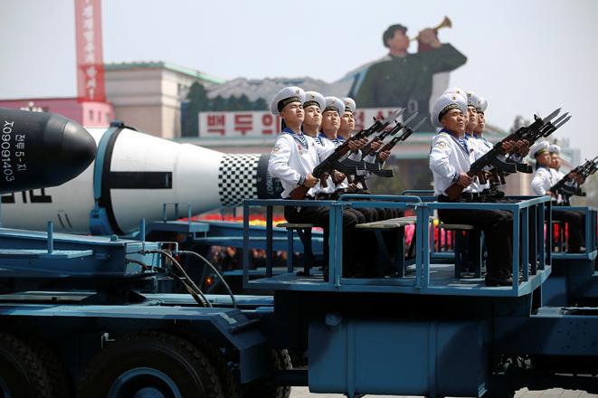 КНДР показала постановочный ракетный удар по США