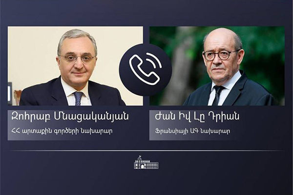 Азербайджан пытается свести на нет усилия стран-сопредседателей: Зограб Мнацаканян провел телефонную беседу с французским коллегой