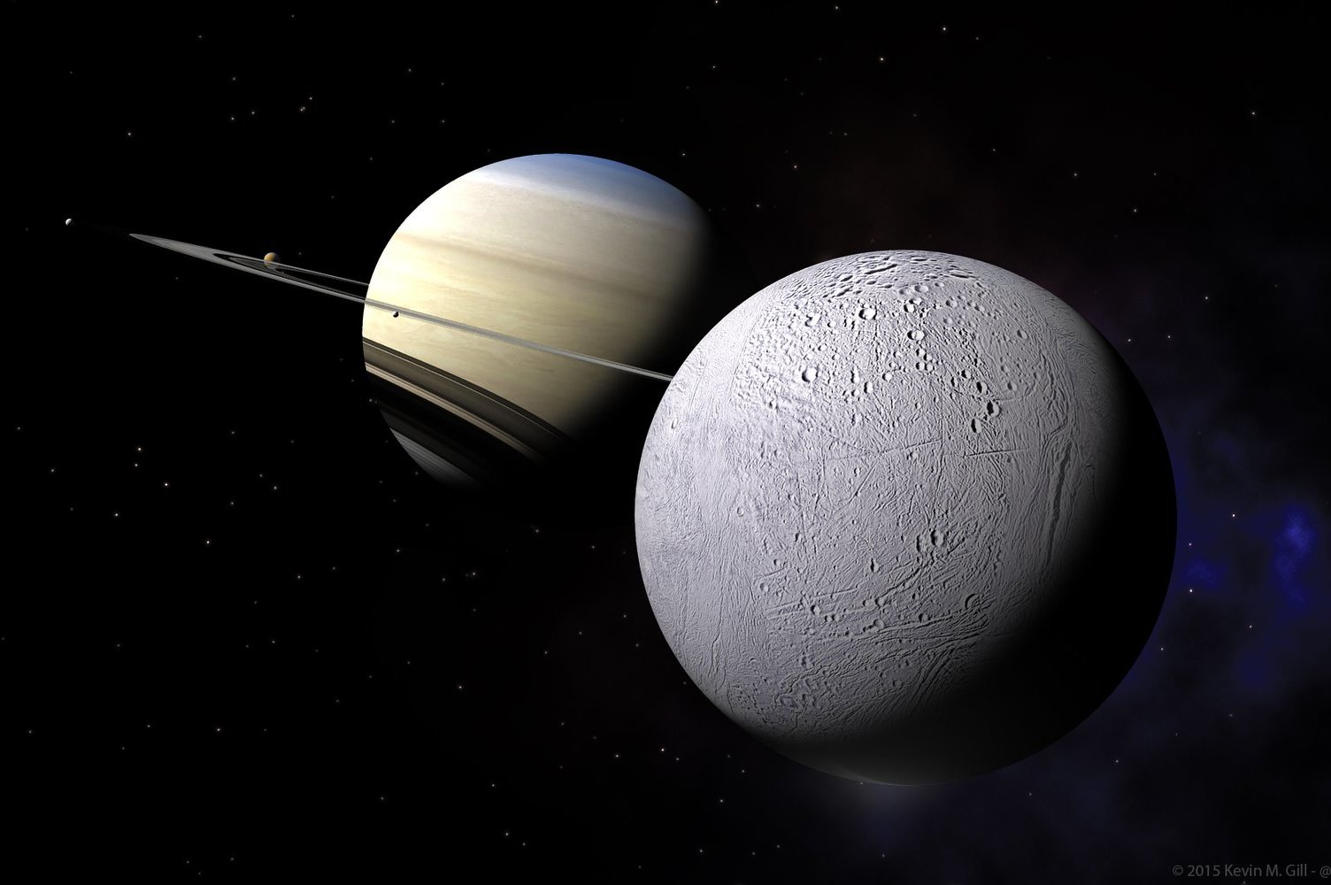Ученые с осторожностью заговорили о возможном существовании примитивных форм жизни на спутнике Сатурна 