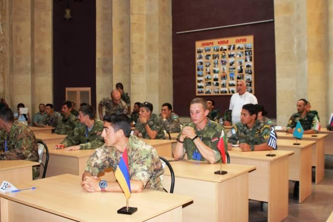 Международный конкурс «Воин Мира» АрМИ-2019: команда ВС Армении победила в конкурсе «Эрудит»