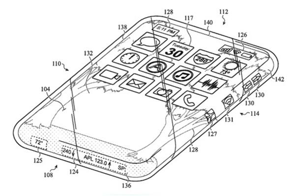 В Сети нашли патент компании Apple – iPhone в полностью стеклянном корпусе