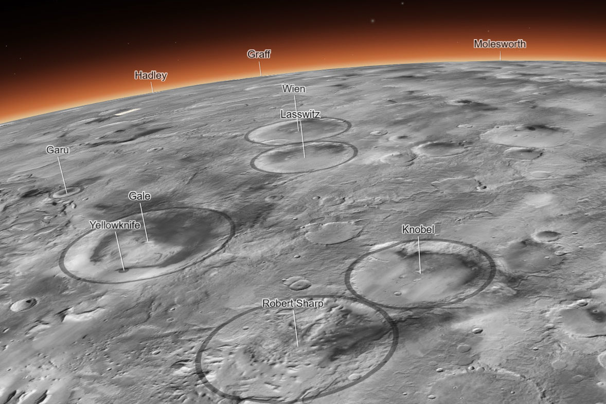 5,7 триллиона пикселей։ НАСА запустило интерактивную карту Марса со скалами, кратерами и следами пыльных вихрей
