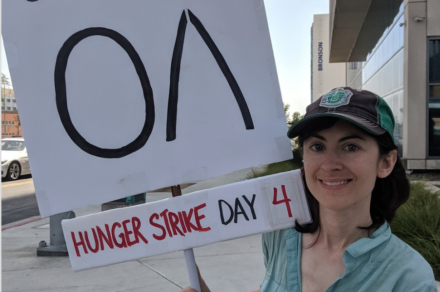 Американка устроила голодовку возле офиса компании Netflix в Голливуде – из-за закрывшегося сериала