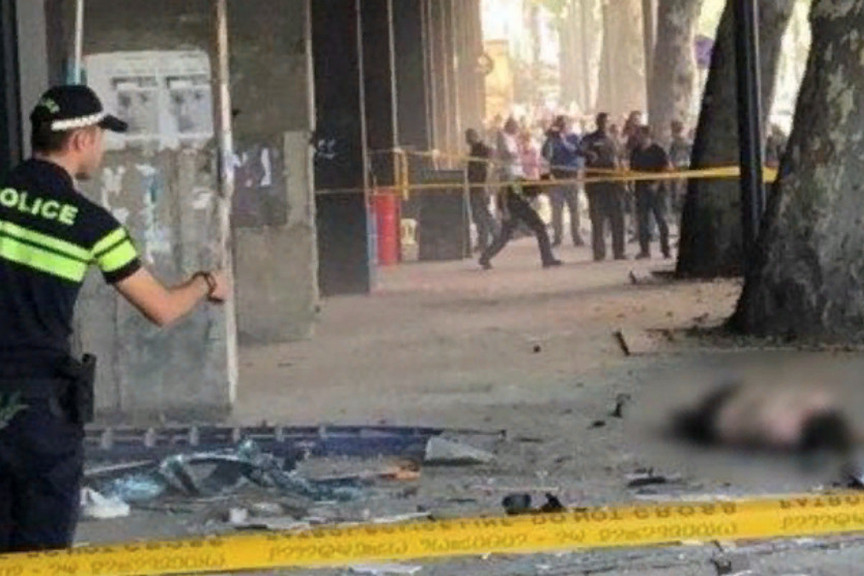 В центре Тбилиси произошел взрыв