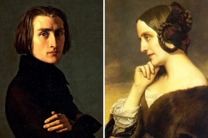 История любви, породившая шедевры: композитор Ференц Лист и Мария д'Агу, ставшая его неофициальной женой на много лет