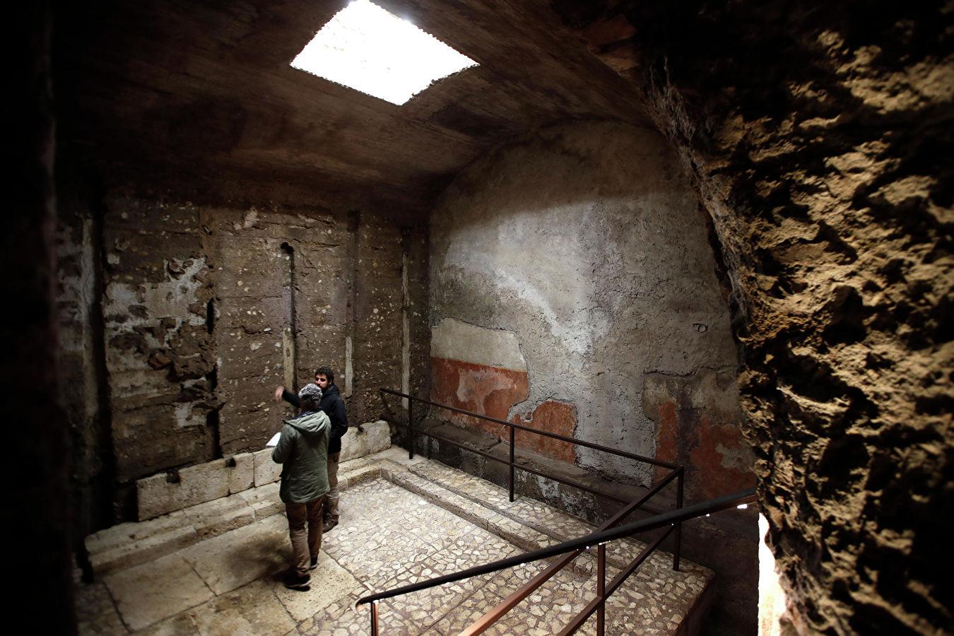 Во дворце Нерона при реставрационных работах археологи нашли тайную комнату