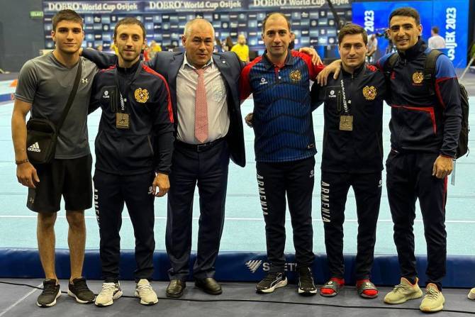 Армянские гимнасты завоевали 4 медали на Кубке мира 