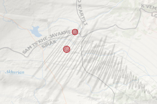 На армяно-грузинской границе зафиксированы два землетрясения