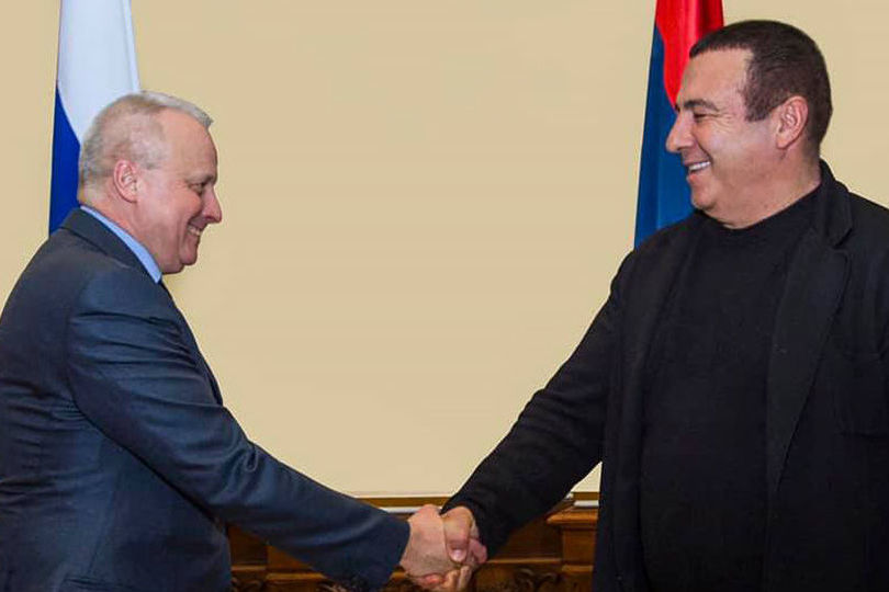 Сергей Копыркин и Гагик Царукян обсудили внутриполитическую ситуацию в Армении